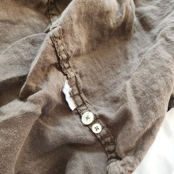 Abercrombie and Fitch Linen Shirt - M - Picture 5 of 9